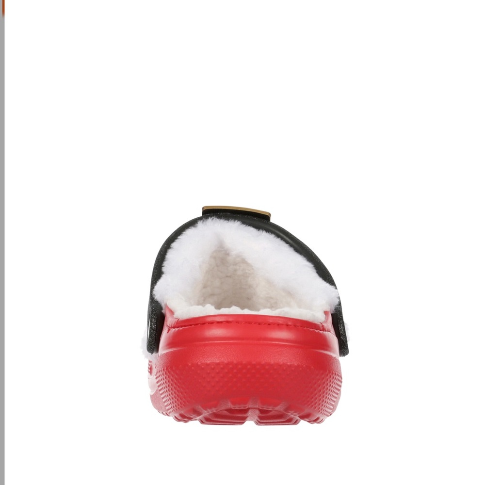 CROCS Christmas Red Slippers with Black Buckle Woman’s 6 Mens 4 NWT - Picture 4 of 5